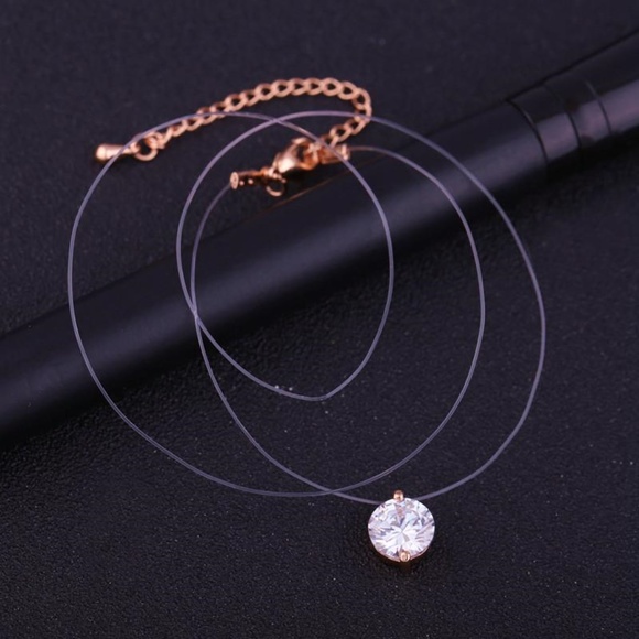 4/$15 New - Amaya Illusion Necklace - Picture 3 of 5